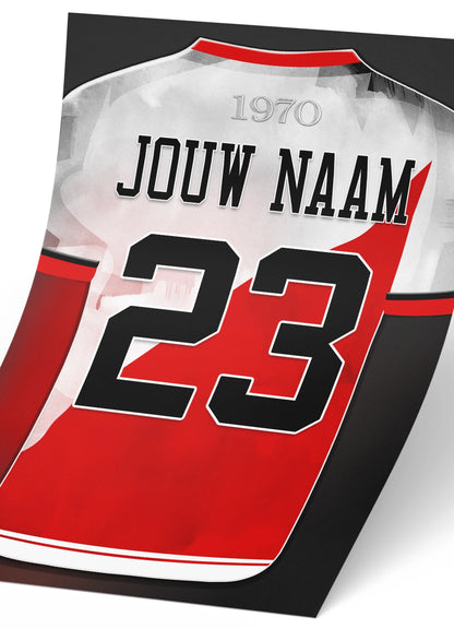 FC Utrecht poster met personalisatie