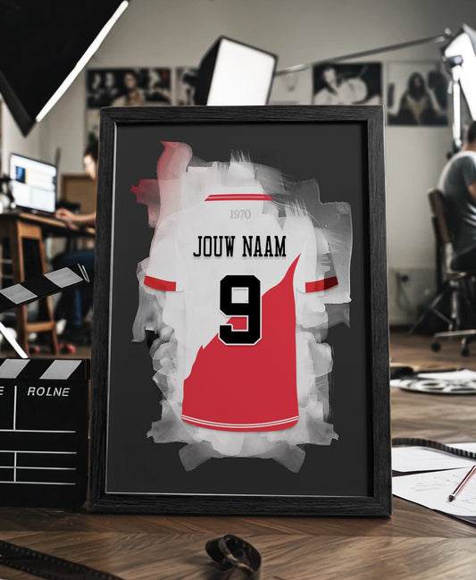 FC Utrecht ingelijste poster met naam