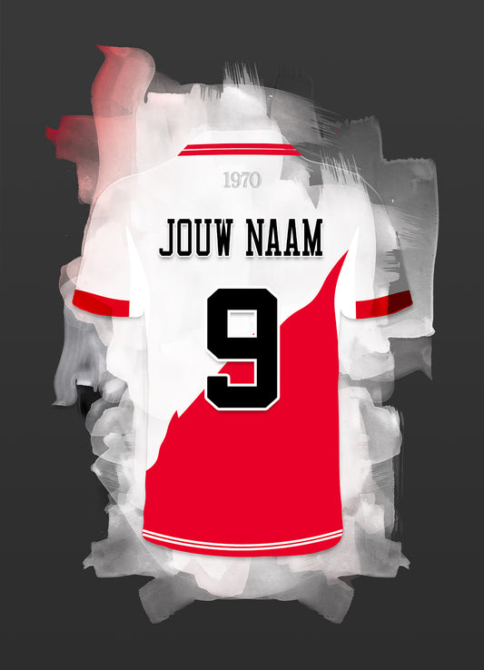 FC Utrecht wanddecoratie - Losse poster - Voetbal fan cadeau