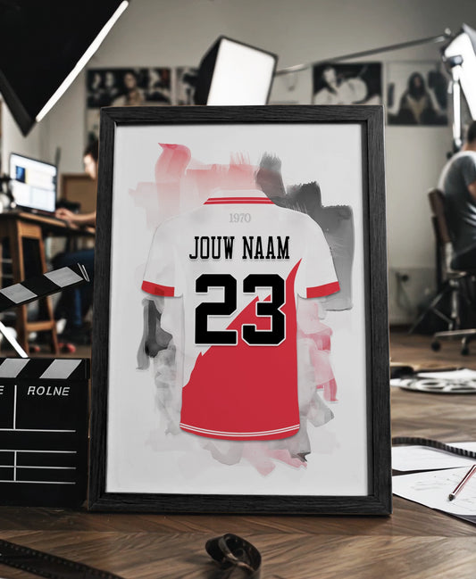 FC Utrecht ingelijste poster met naam