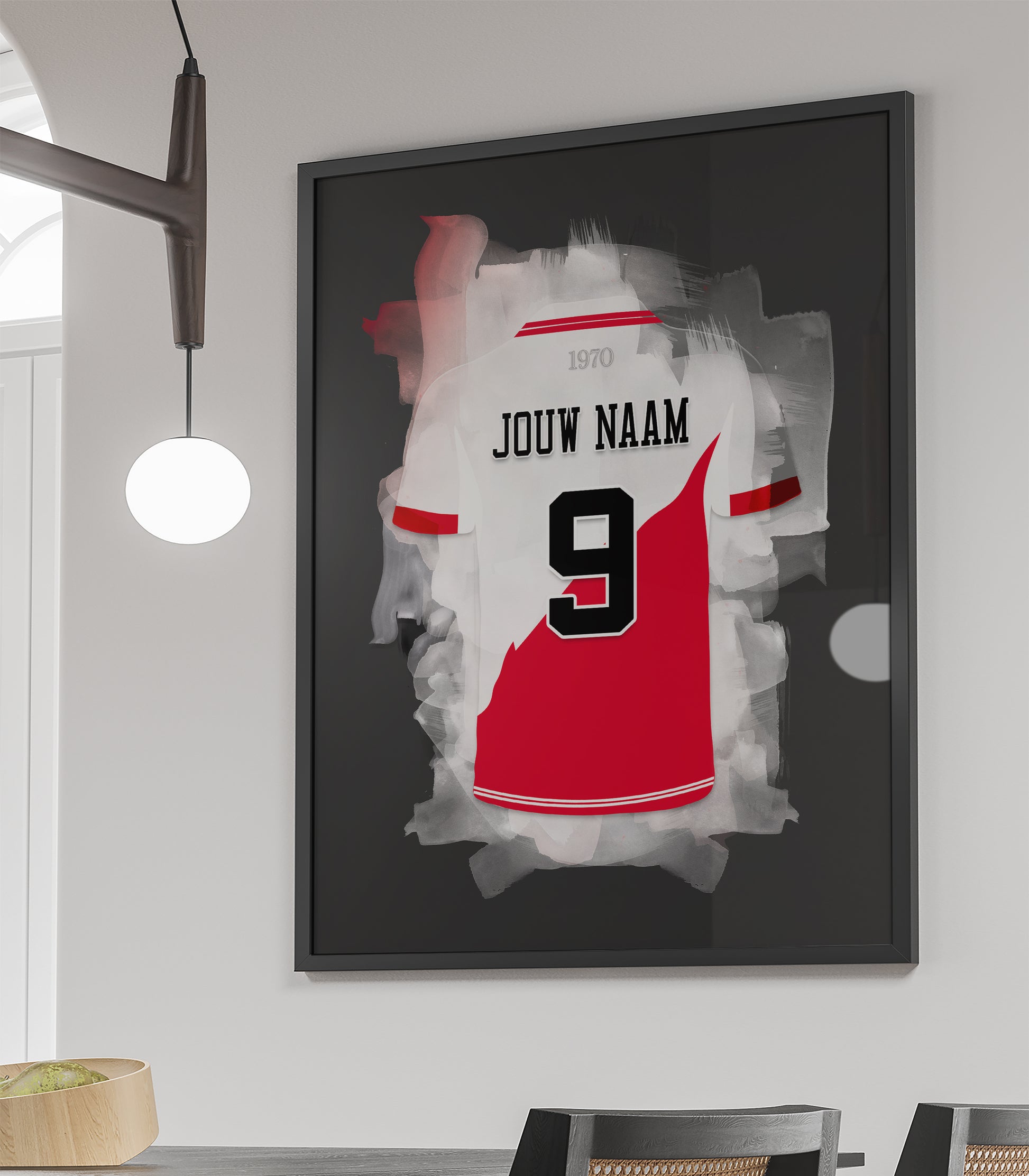 FC Utrecht wanddecoratie - Ingelijste poster - Voetbal fan cadeau