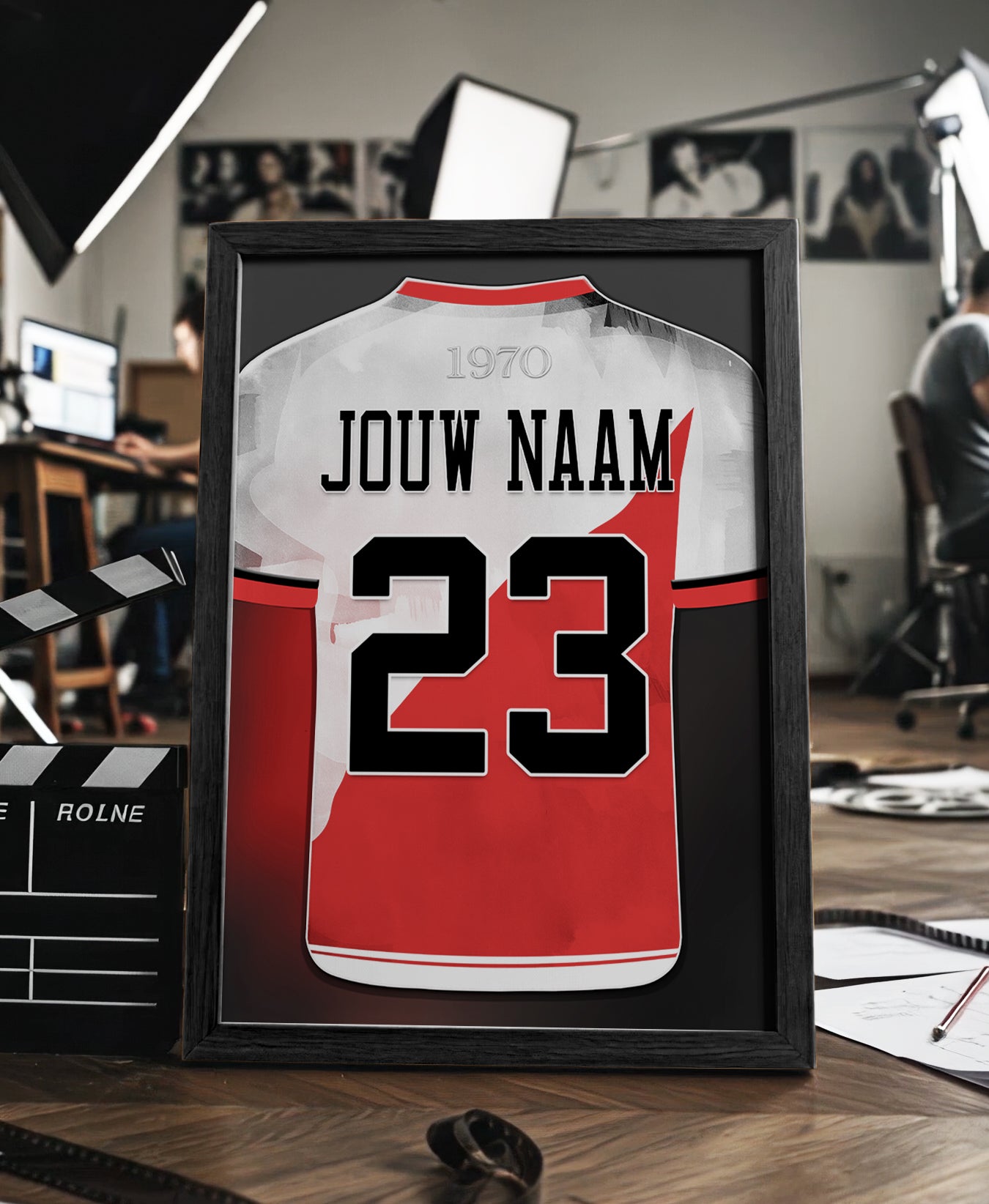 FC Utrecht ingelijste poster met naam