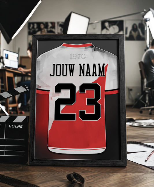 FC Utrecht ingelijste poster met naam