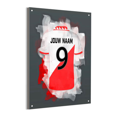 FC Utrecht Dibond met personalisatie