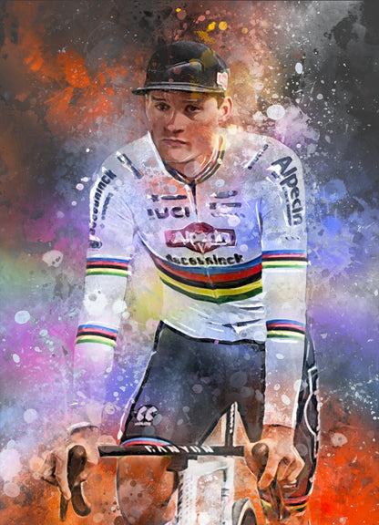 Van der Poel wielrenner poster