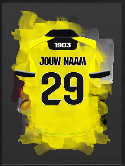 VVV-Venlo Voetbal Poster Gepersonaliseerd Voetbalfan Cadeau