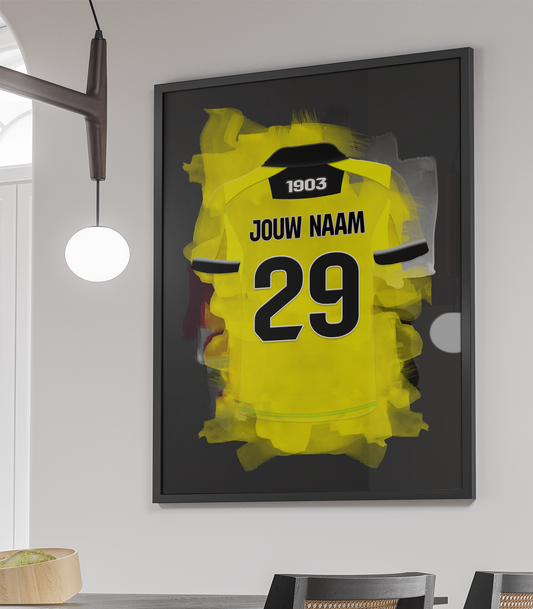 VVV-Venlo Voetbal Poster Met Eigen Naam Verjaardag Cadeau