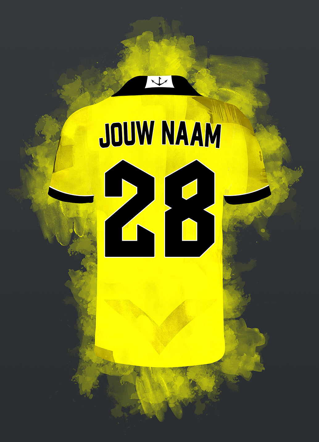 VVV Venlo voetbalposter met eigen naam