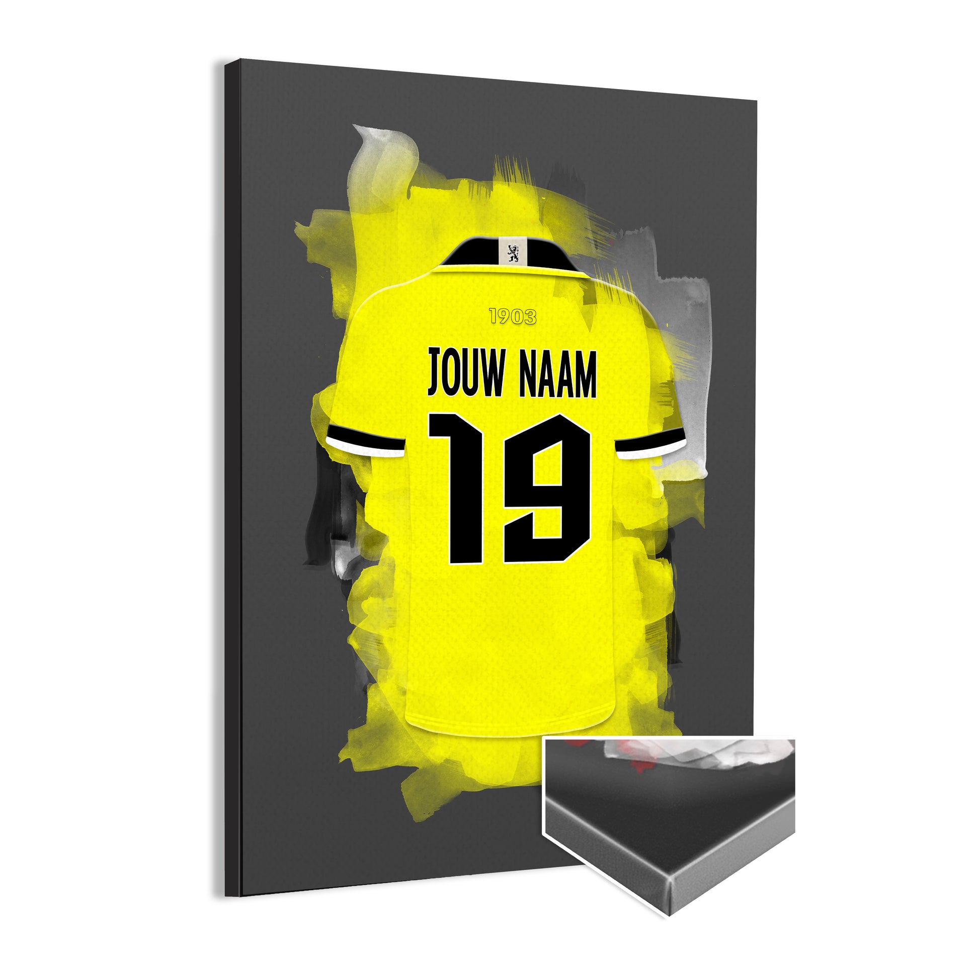 VVV Venlo wanddecoratie - Canvas poster - Voetbal fan cadeau
