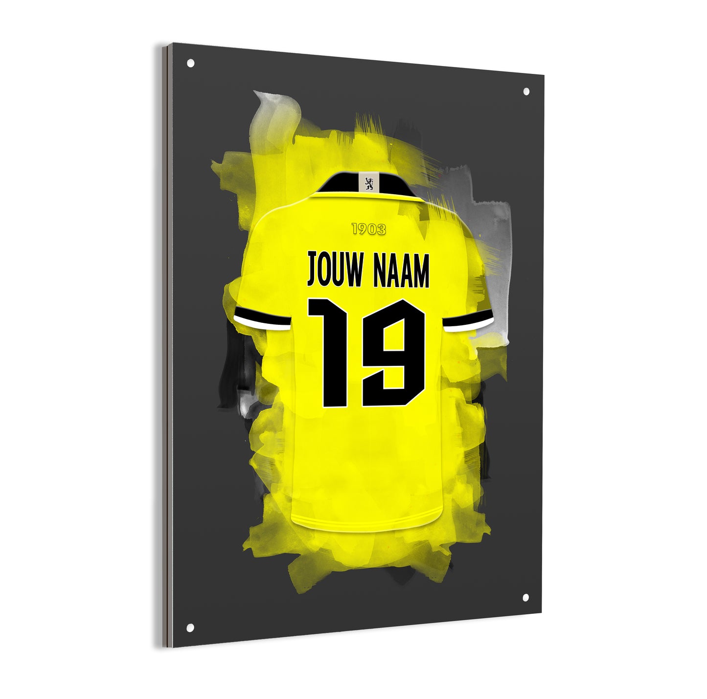VVV Venlo wanddecoratie - Dibond poster - Voetbal fan cadeau