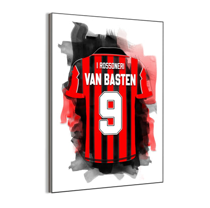 Van Basten Aluminium Dibond AC Milan