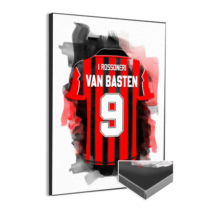 Van Basten Canvas Frame Print Muurdecoratie