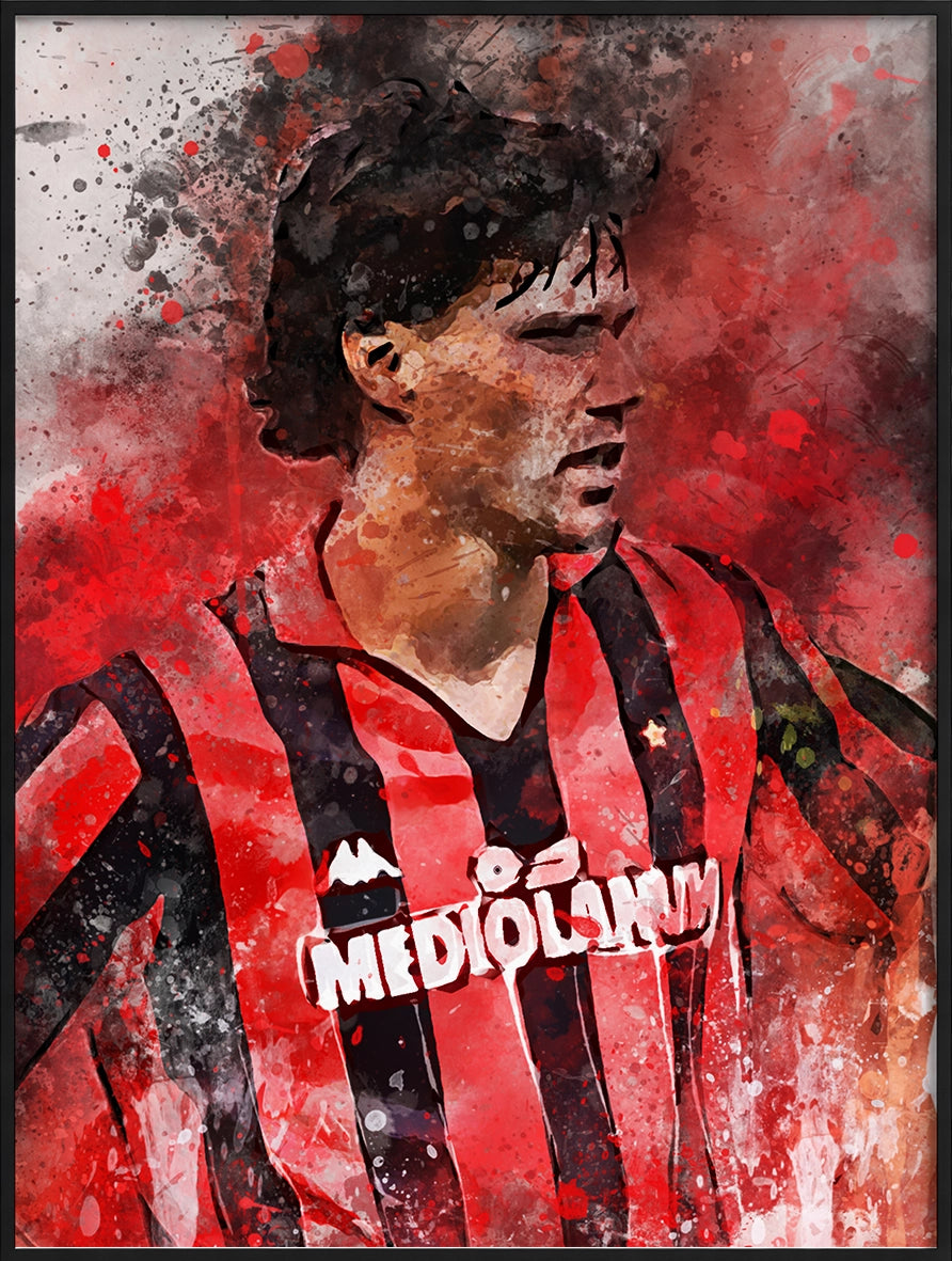 Marco Van Basten Voetbal Wanddecoratie Mancave Voetbalfan Cadeau