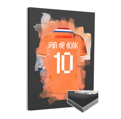 Danielle van de Donk Canvas Dames Voetbal Wanddecoratie