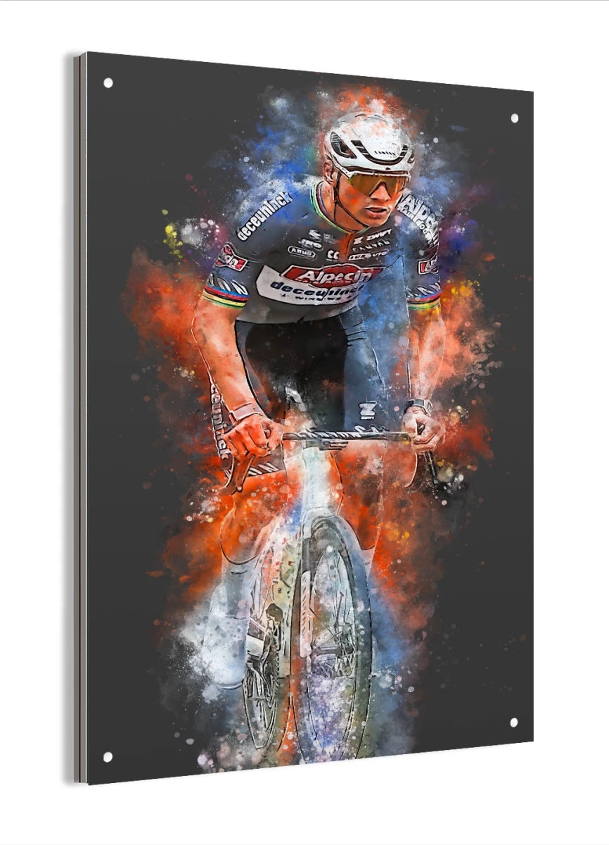 Van Der Poel Poster Aluminium Dibond Mancave Verjaardag Cadeau Muurdecoratie