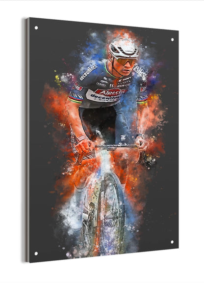Van Der Poel Poster Aluminium Dibond Mancave Verjaardag Cadeau Muurdecoratie