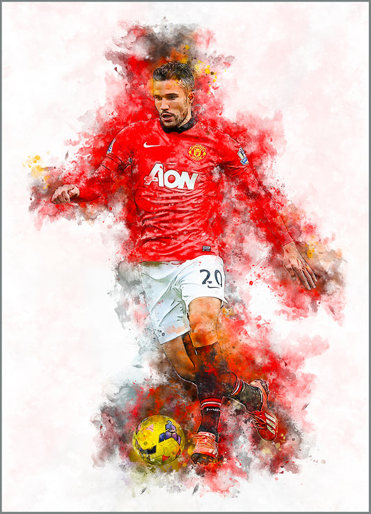 Van Persie voetbalposter - Wallofprints