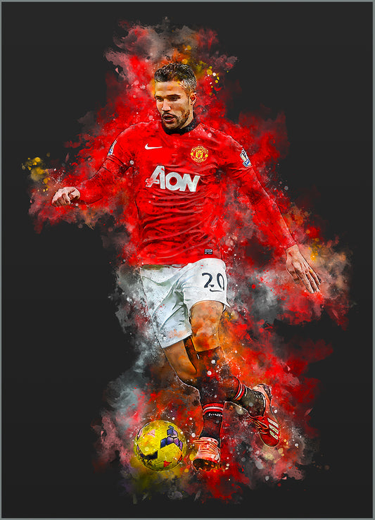 Van Persie voetbalposter - Wallofprints