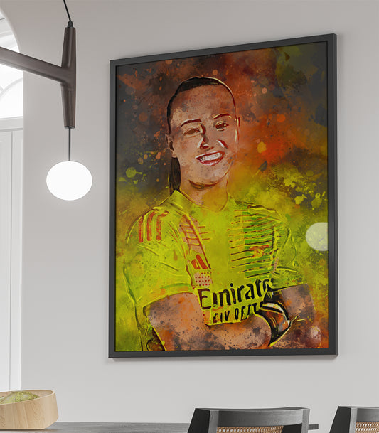 Van Domselaar ingelijste poster arsenal