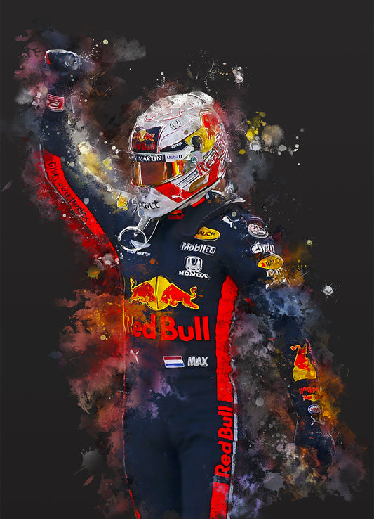 verstappen formule 1 poster