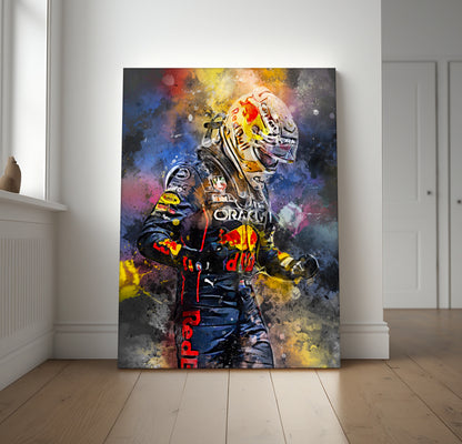 Verstappen poster - Verstappen canvas - Verstappen dibond - Formule 1 wanddecoratie