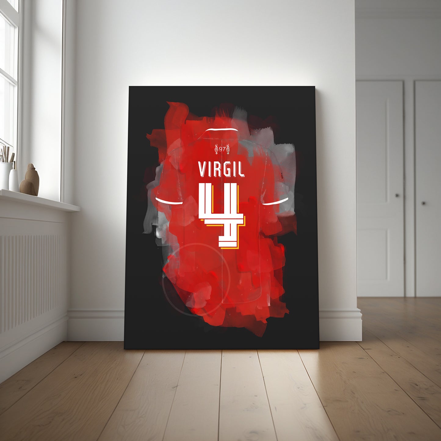 Virgil van Dijk voetbalposter