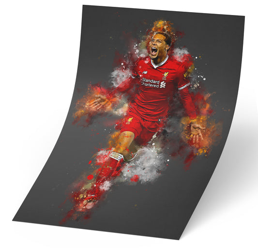 Virgil van Dijk losse poster kopen