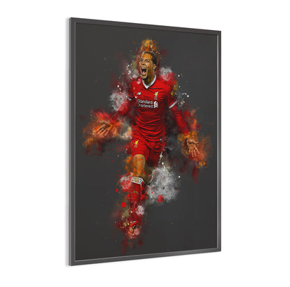 Virgil van Dijk ingelijste poster kopen