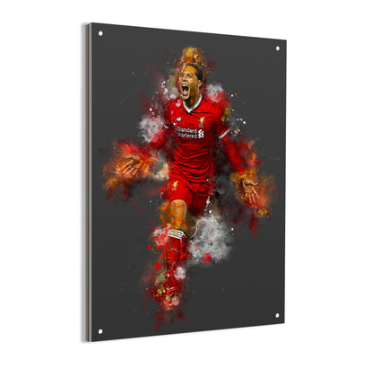 Virgil van Dijk aluminium dibond kopen