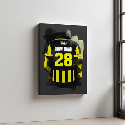 Vitesse Arnhem Canvas Wanddecoratie Bestellen Mancave