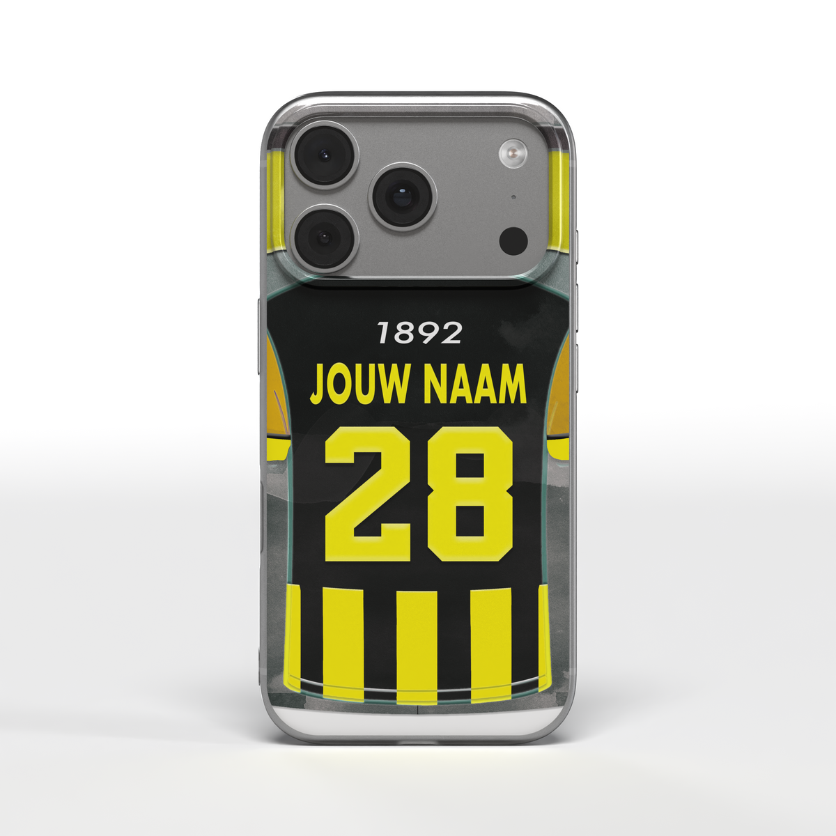Vitesse Arnhem Telefoonhoesje Gepersonaliseerd Voetbal Cadeau
