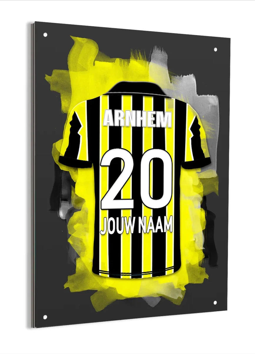 Vitesse-Arnhem-Voetbal-Poster-Aluminium-Dibond-Mancave