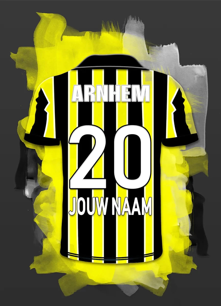 Vitesse-Arnhem-Voetbal-Poster-Gepersonaliseerd