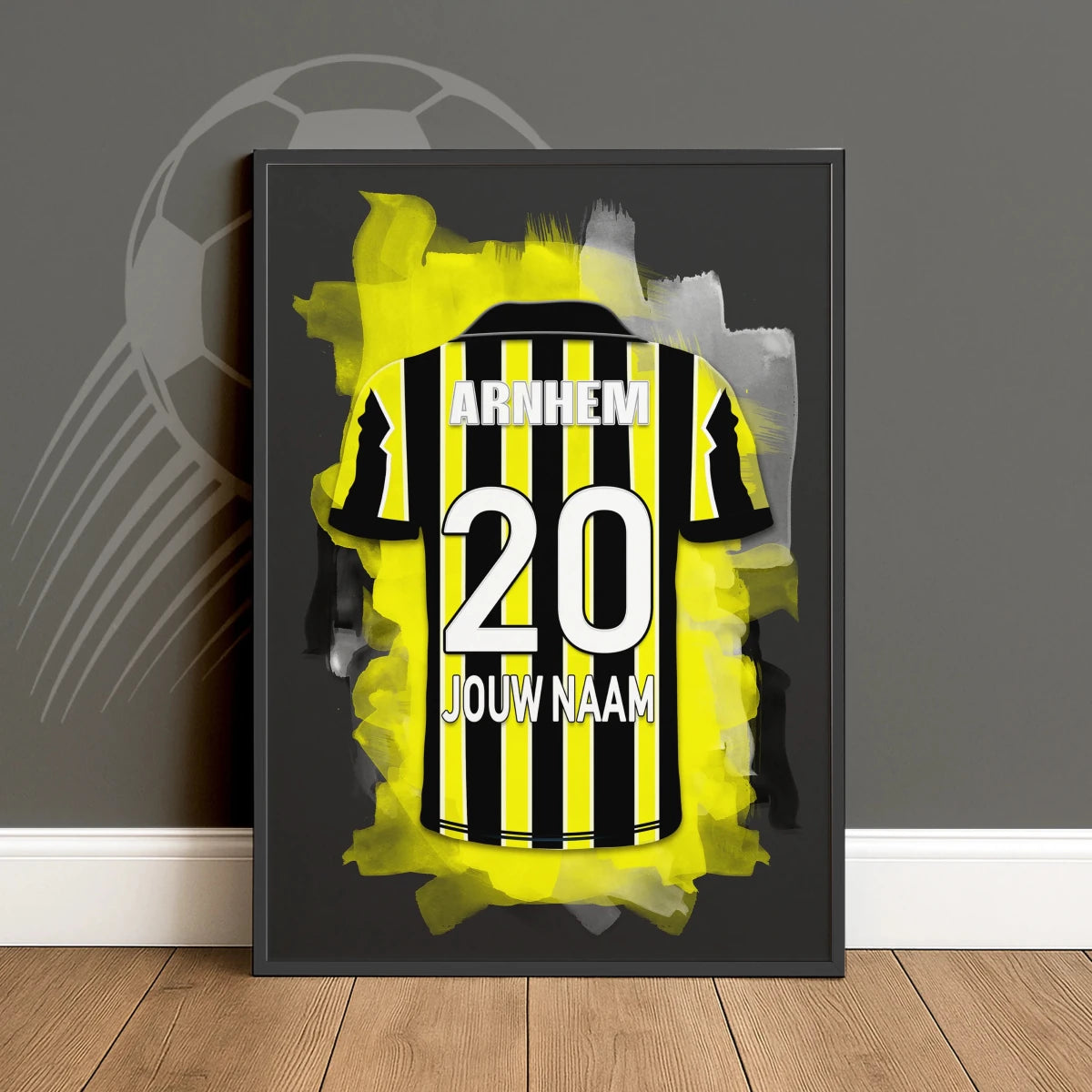 Vitesse-Arnhem-Voetbal-Poster-Met-Eigen-Naam