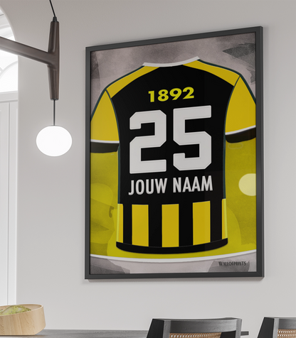 Vitesse Arnhem Wanddecoratie Poster Met Lijst