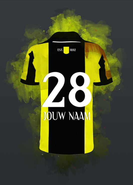 Vitesse poster met eigen naam