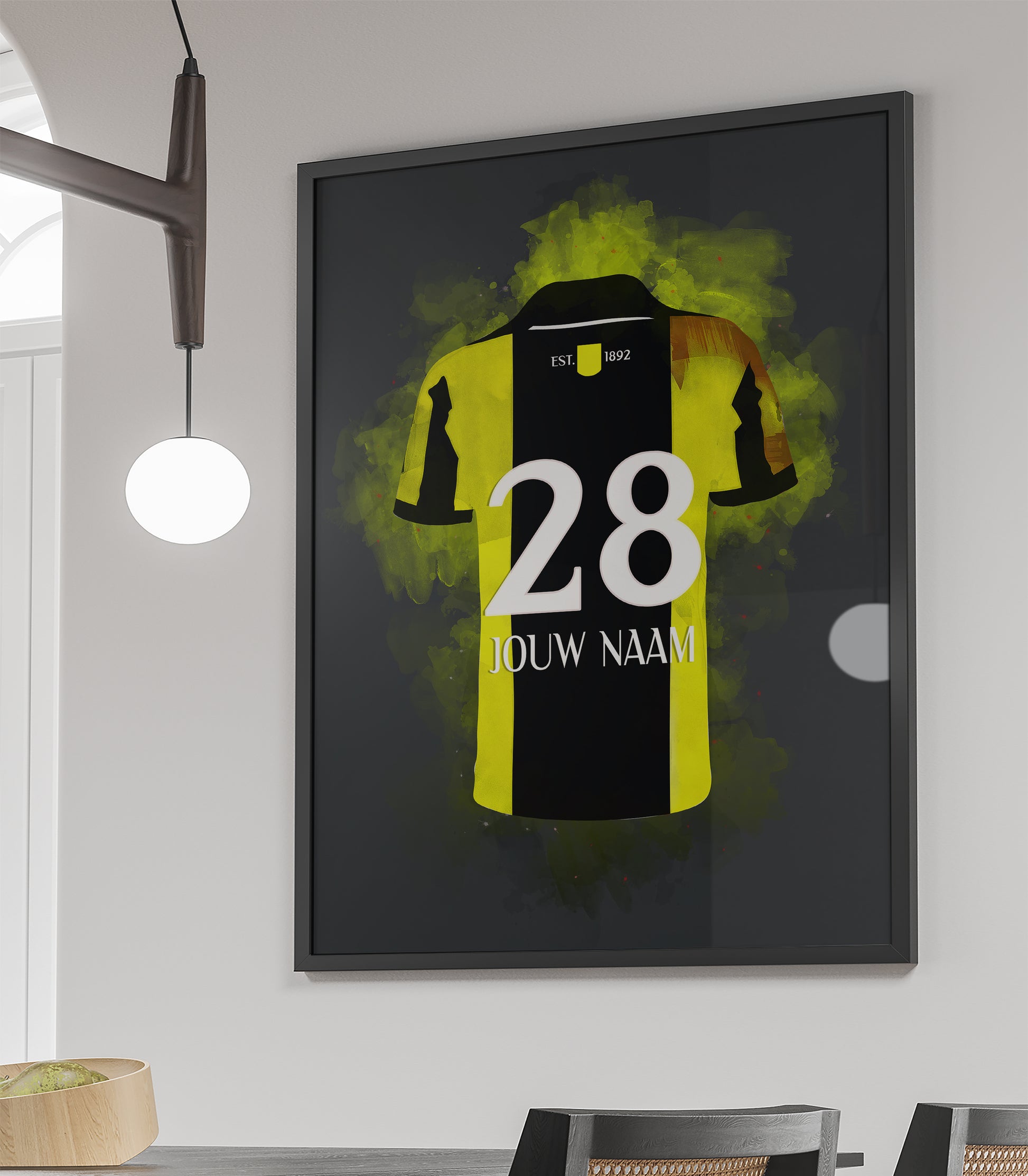 Vitesse poster met eigen naam