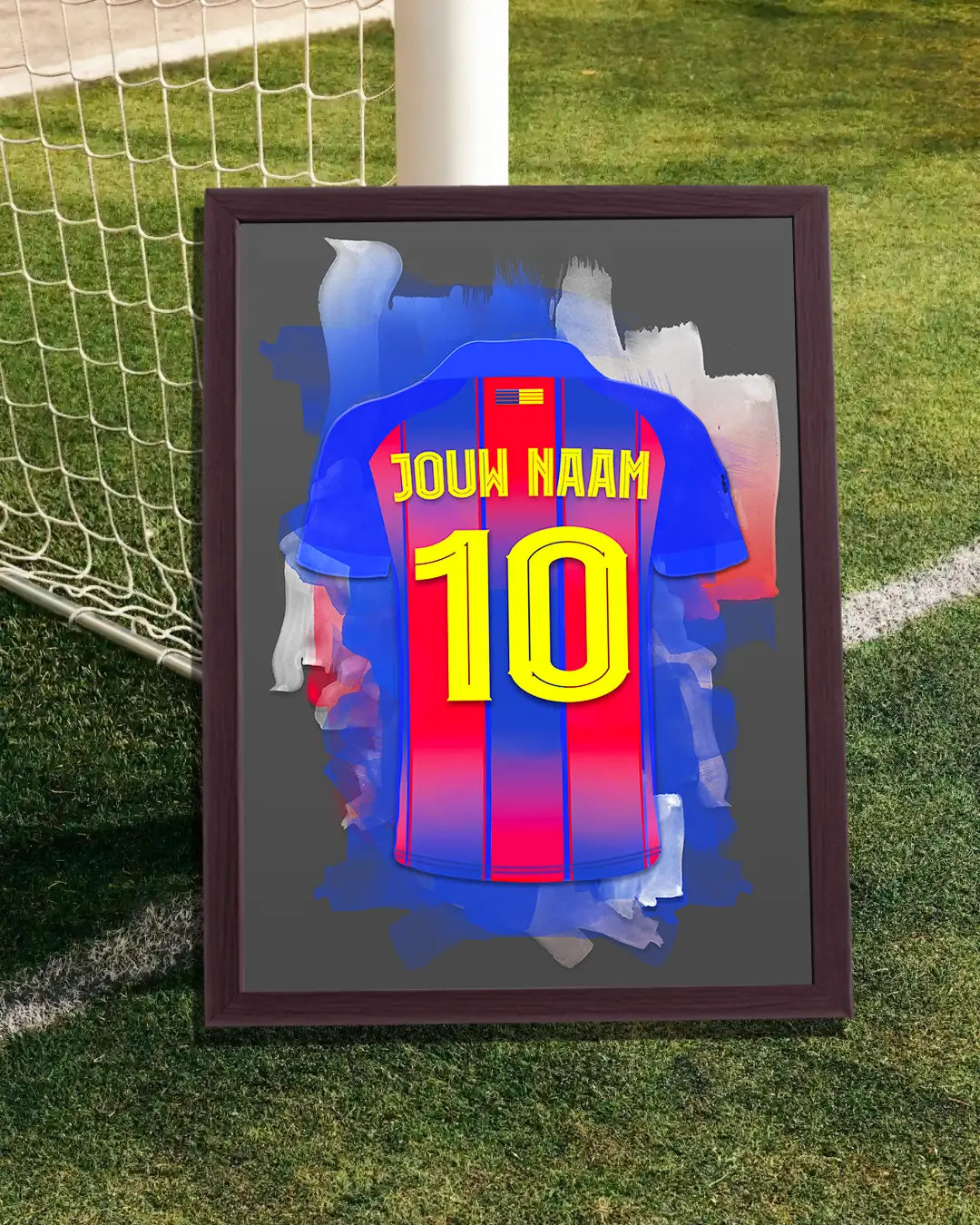 Voetbalposters Europese topclubs met eigen naam en rugnummer bij Wallofprints