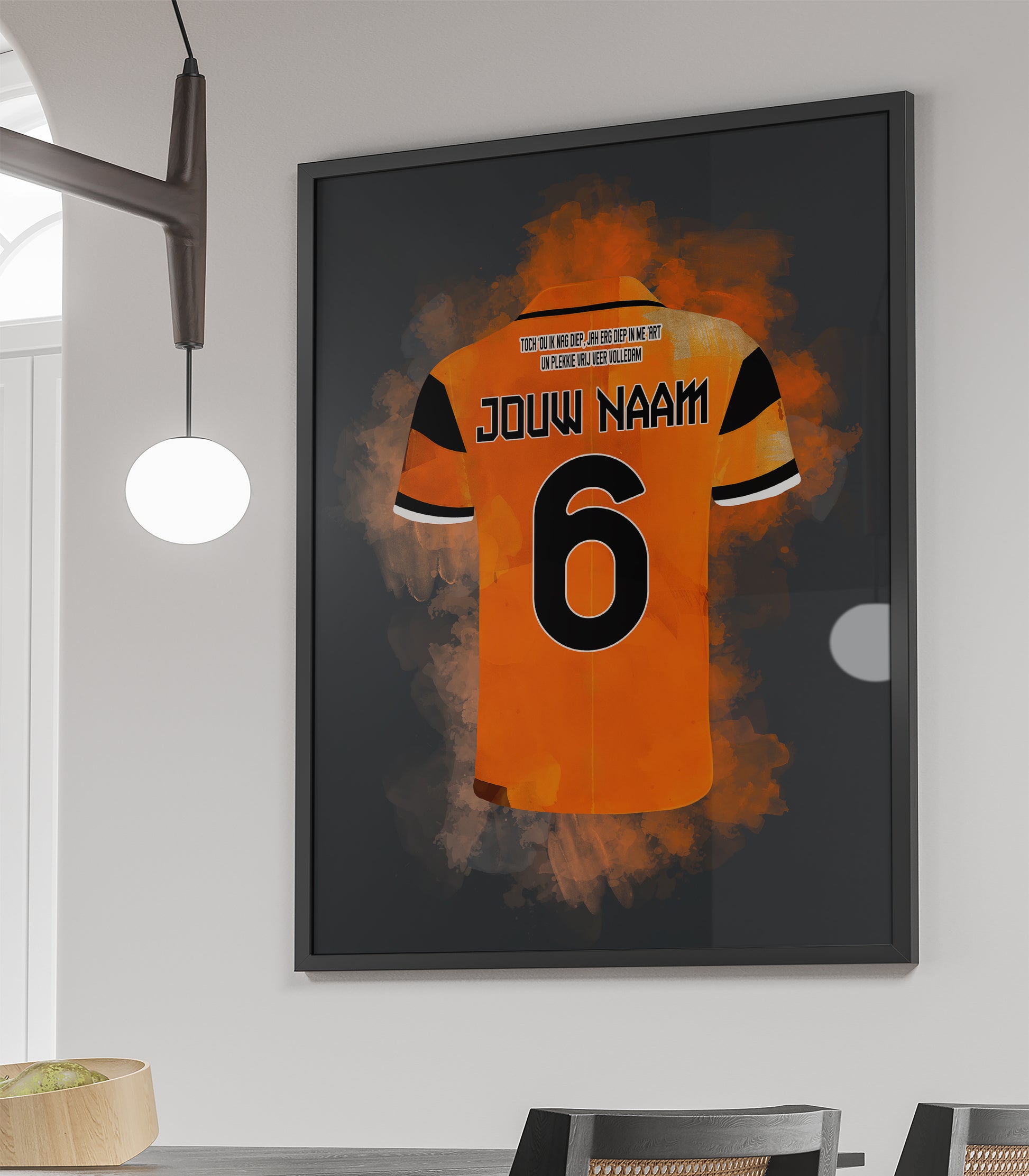 FC Volendam voetbalposter met eigen naam