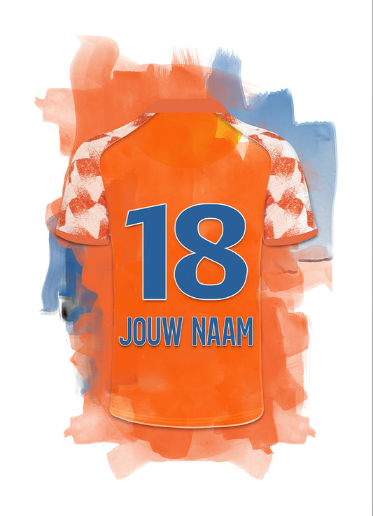 FC Volendam wanddecoratie - Losse poster - Voetbal fan cadeau