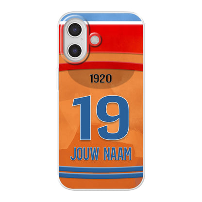 FC Volendam 2025-2026 telefoonhoesje met personalisatie - Apple iPhone telefoonhoesjes - Voetbal fan kado 