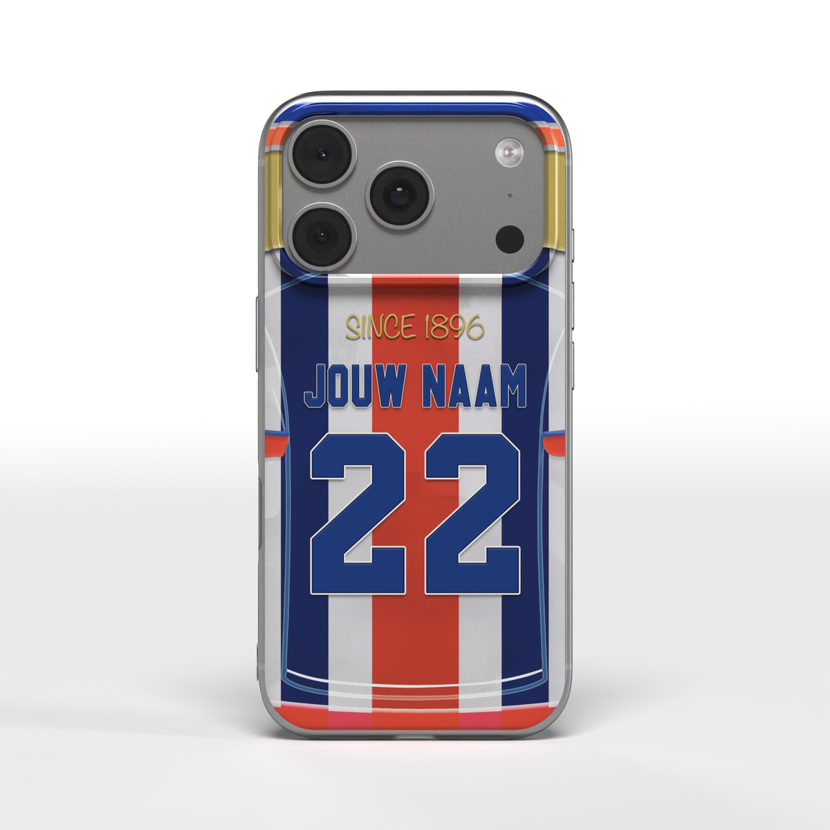 Willem 2 Telefoonhoesje Gepersonaliseerd Voetbal Cadeau
