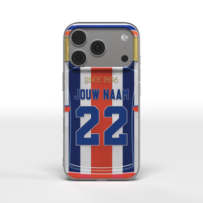 Willem 2 Telefoonhoesje Gepersonaliseerd Voetbal Cadeau