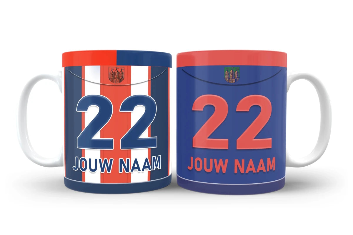 Willem 2 Tilburg Fan Mok Met Eigen Naam Gepersonaliseerd Uniek Cadeau