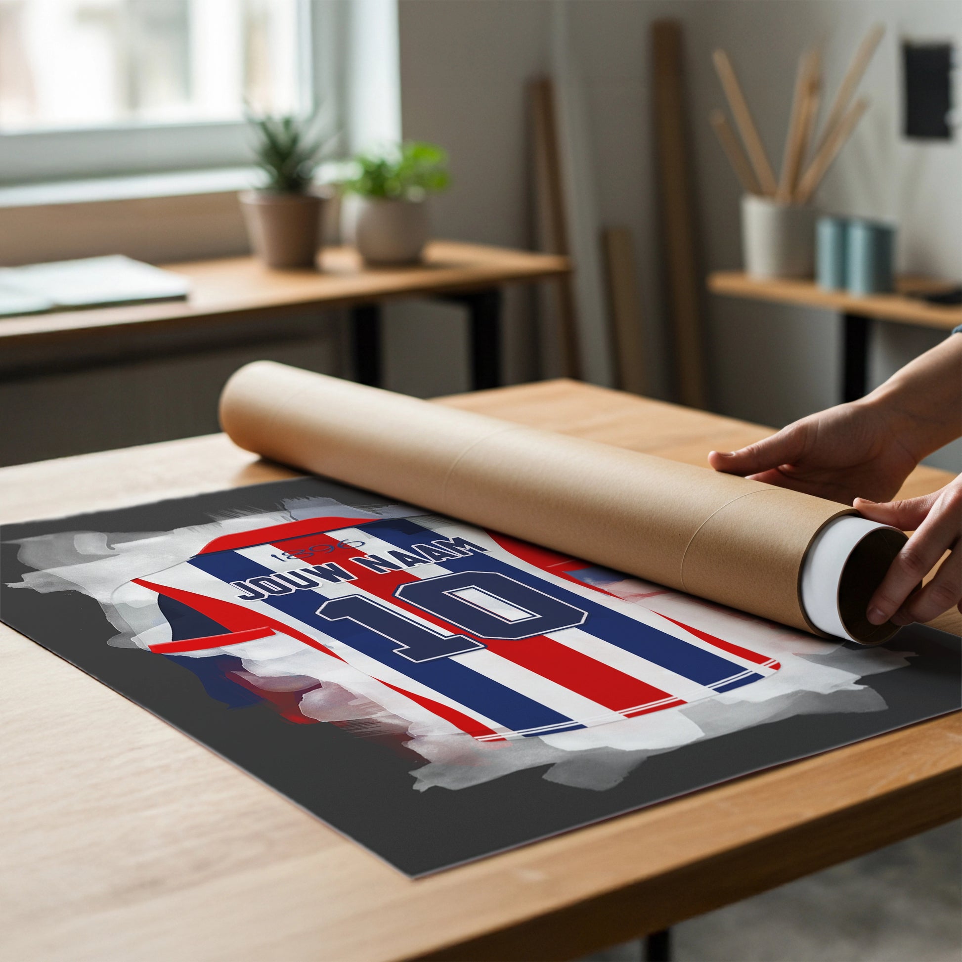 Gepersonaliseerde Willem 2 Tilburg Voetbal Poster Bestellen
