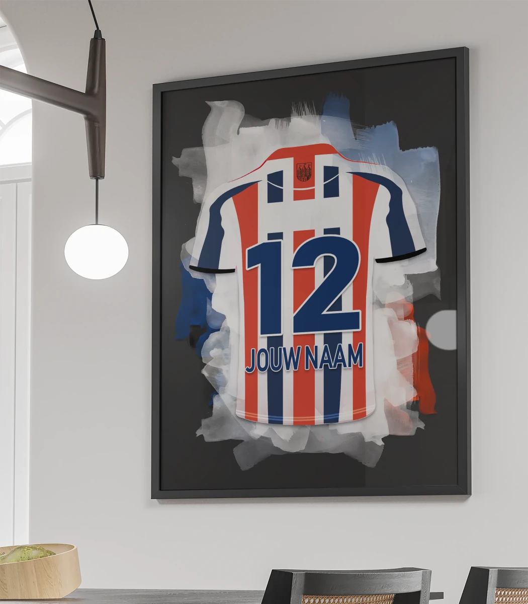 Willem-2-Tilburg-Voetbal-Muurdecoratie