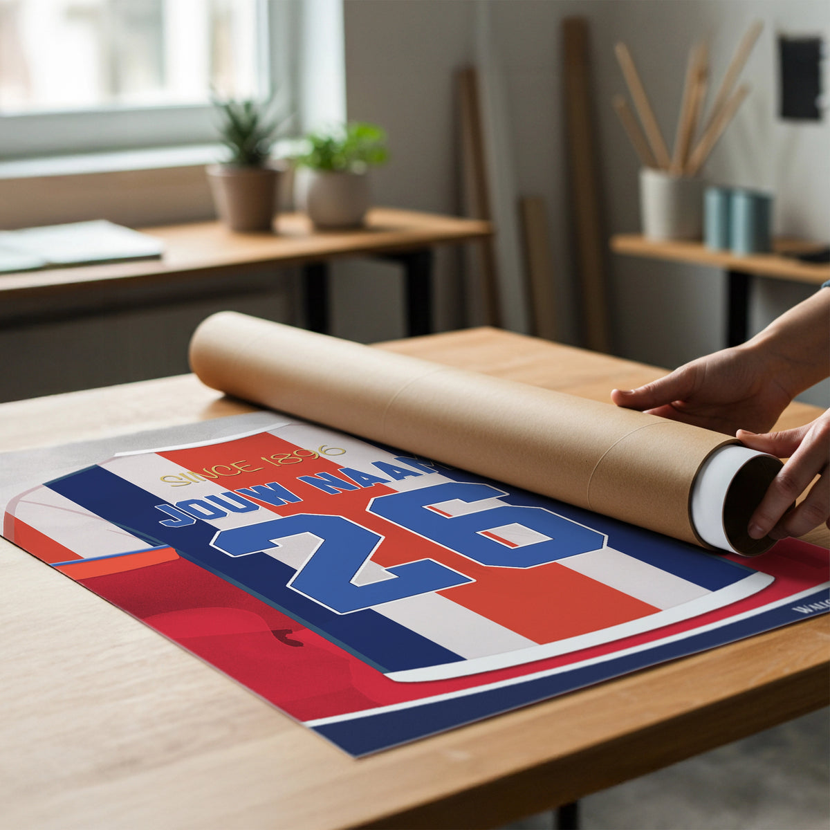 Willem II Wanddecoratie Met Naam