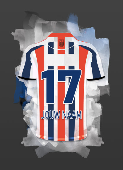 Willem 2 poster met naam kopen