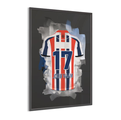 Willem II Tilburg ingelijste poster kopen