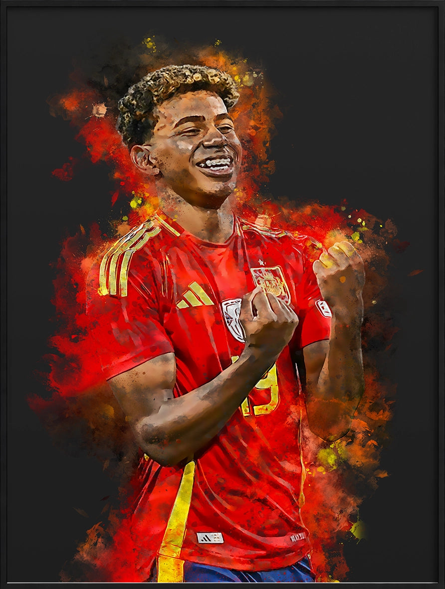 Yamal Voetbal Wanddecoratie Poster Cadeau Verjaardag